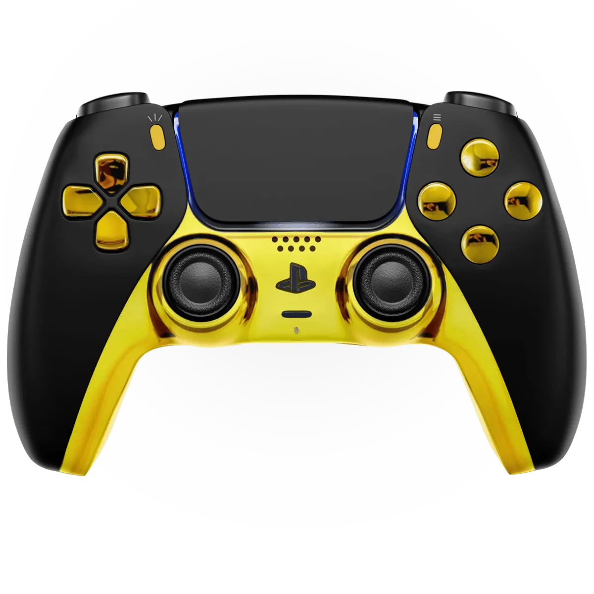 MODDEDZONE BLACK GOLD PS5 CUSTOM MODDED CONTROLLER - Image 3
