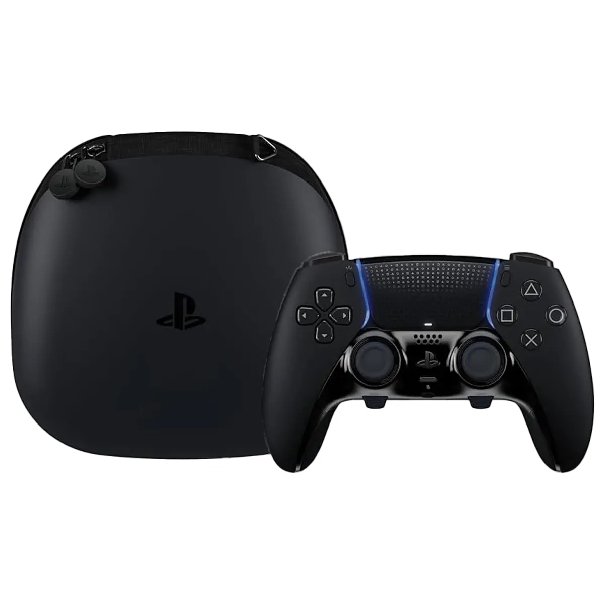 MODDEDZONE Midnight Black PS5 DualSense Edge Custom Modded Wireless Controller - Image 5