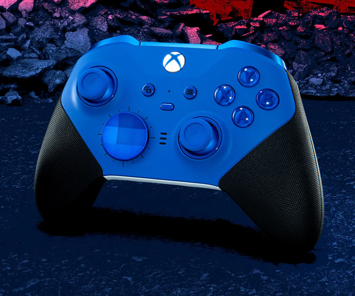 MODDEDZONE BLUE CORE XBOX ELITE SERIES 2 CUSTOM MODDED CONTROLLER - Image 5