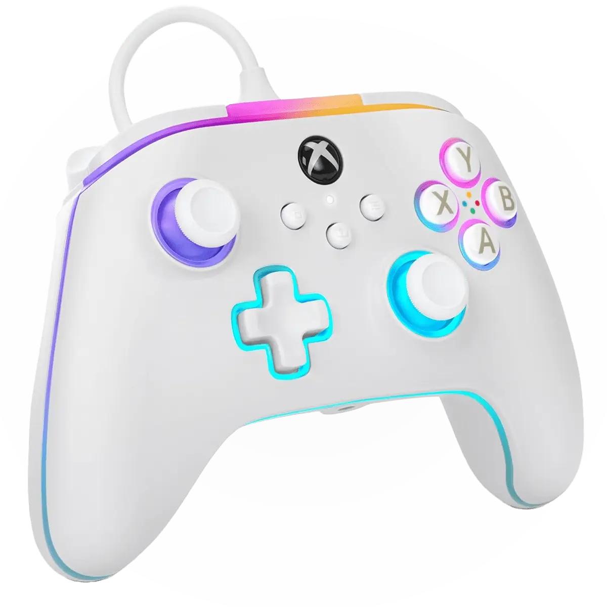 MODDEDZONE PowerA Advantage Wired Controller for Xbox Series X|S with Lumectra - White - Image 2