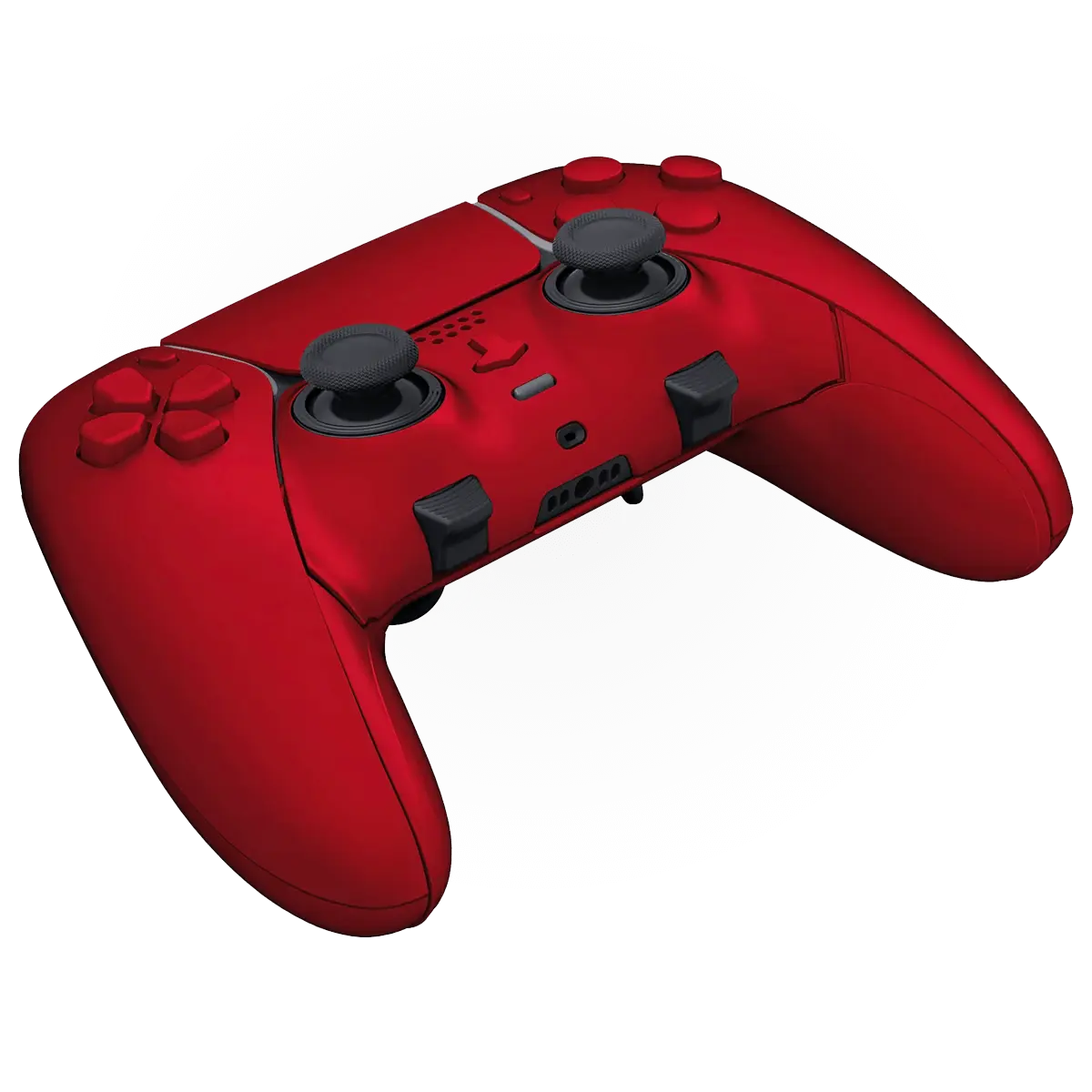 MODDEDZONE SOFT TOUCH RED PS5 DualSense Edge Custom Modded Wireless Controller - Image 4